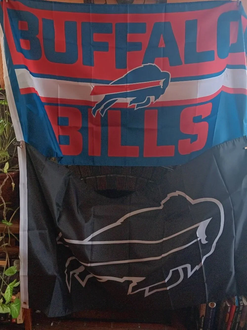 Buffalo Bills 2 Flag Lot NFL 3X5 Feet NEW Banner Pole or Wall Decor